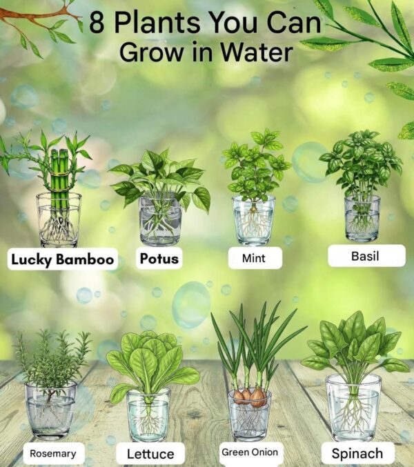 Plants you can grow in water
