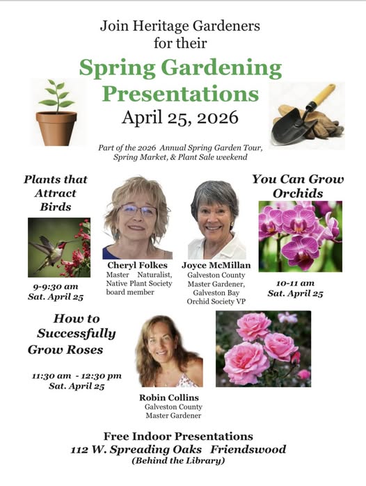 4/25/2026 – Heritage Gardeners – Annual Spring Garden Tour, Spring Market & Plant Sale