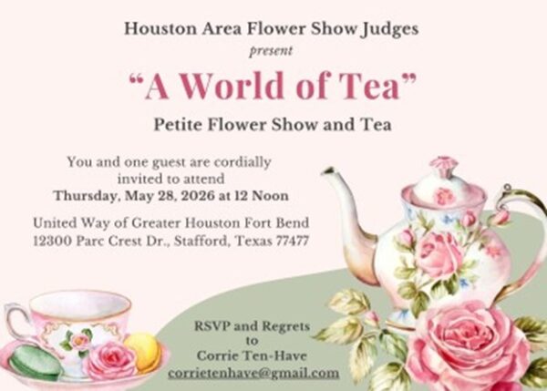 5/28/2026 – Petite Flower Show and Tea